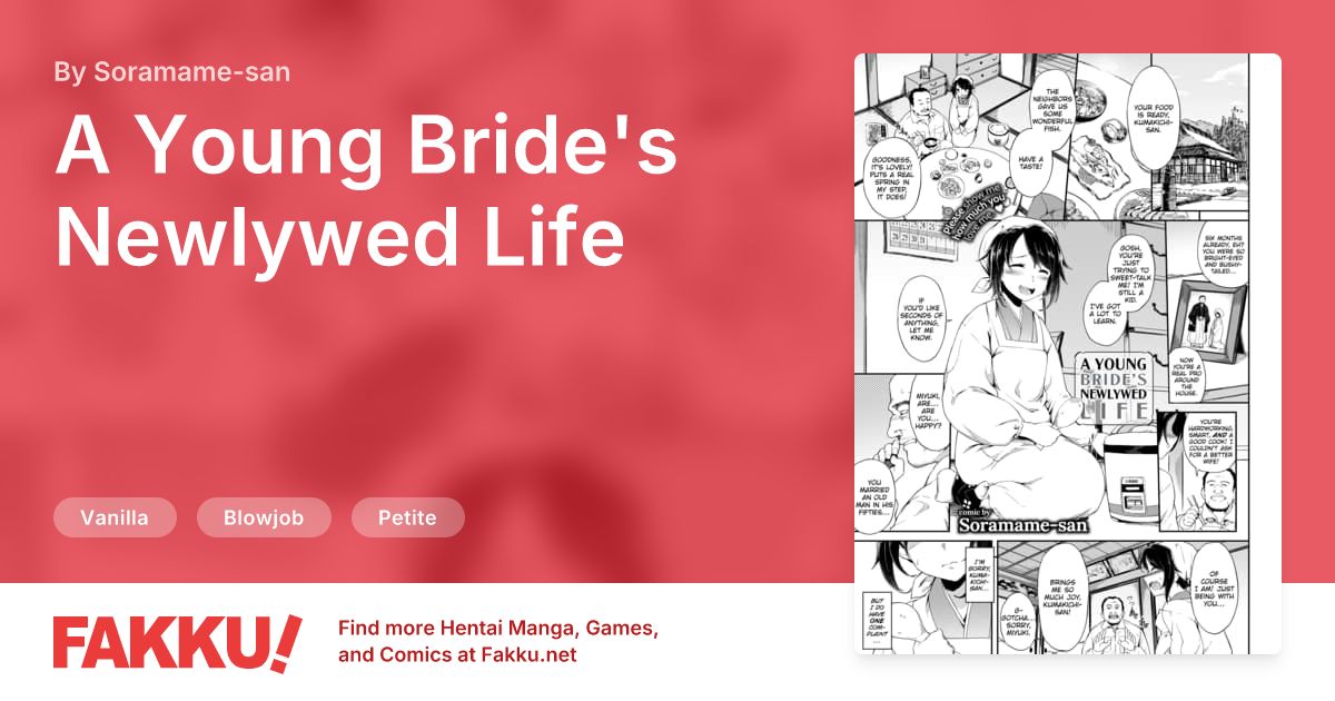 A Young Bride's Newlywed Life Hentai by Soramame-san - FAKKU