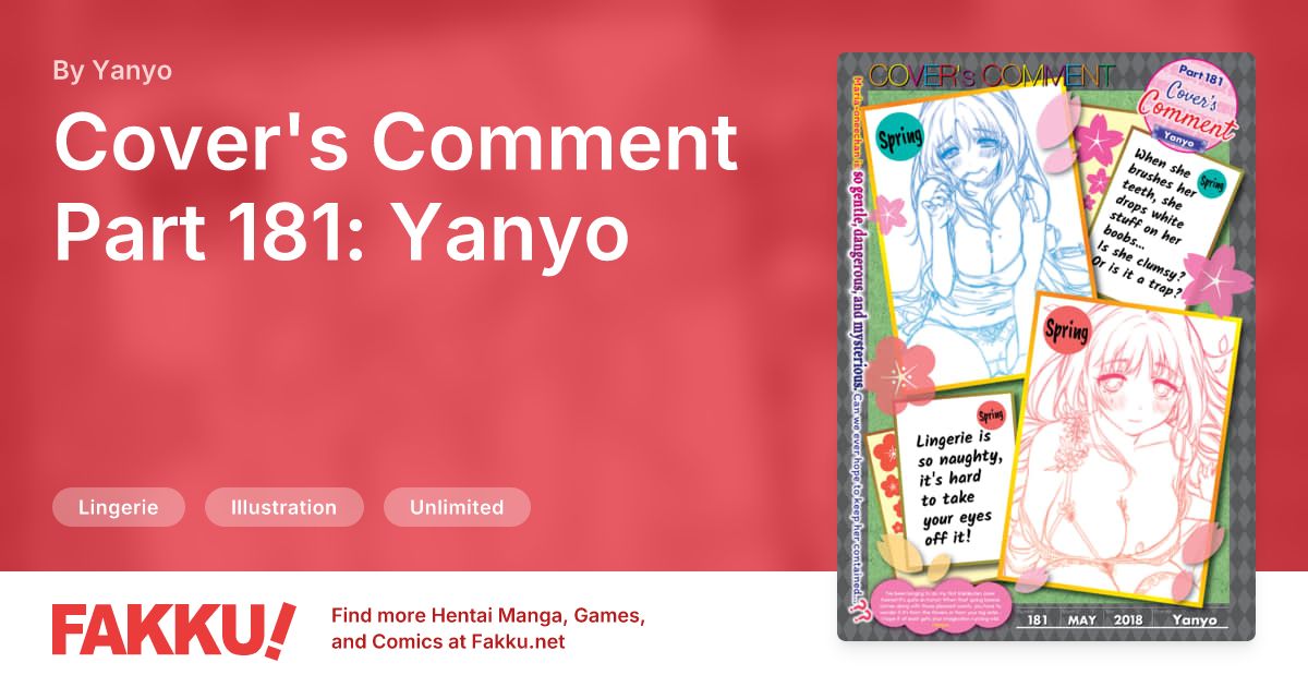 Cover's Comment Part 181: Yanyo Hentai by Yanyo - FAKKU