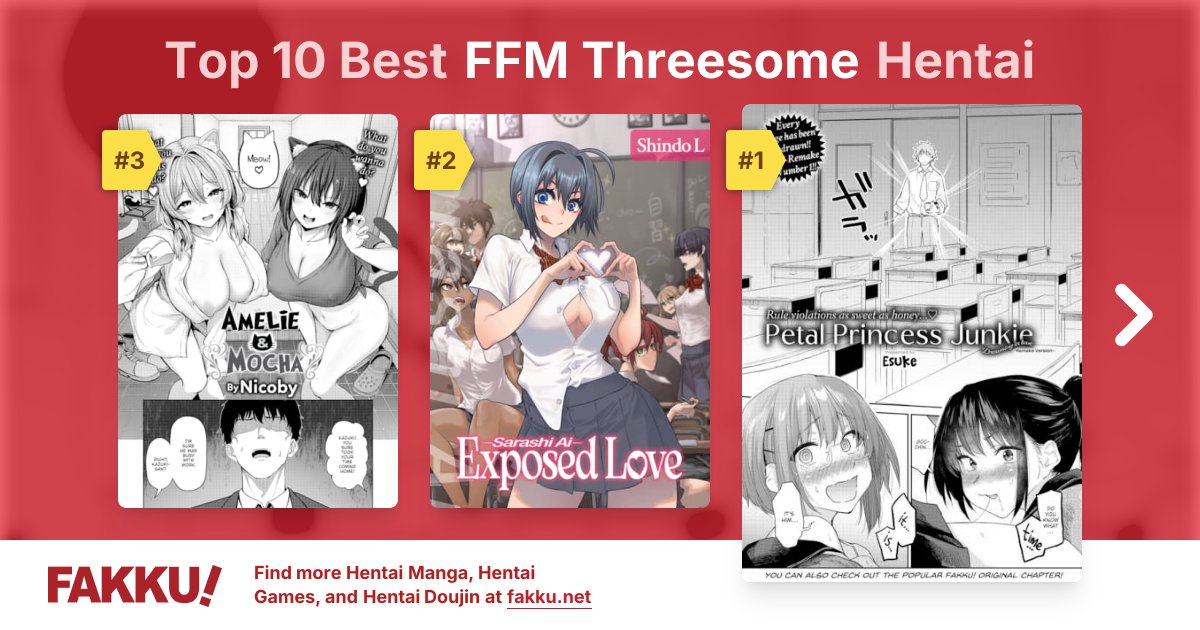 Top 10 Best FFM Threesome Hentai