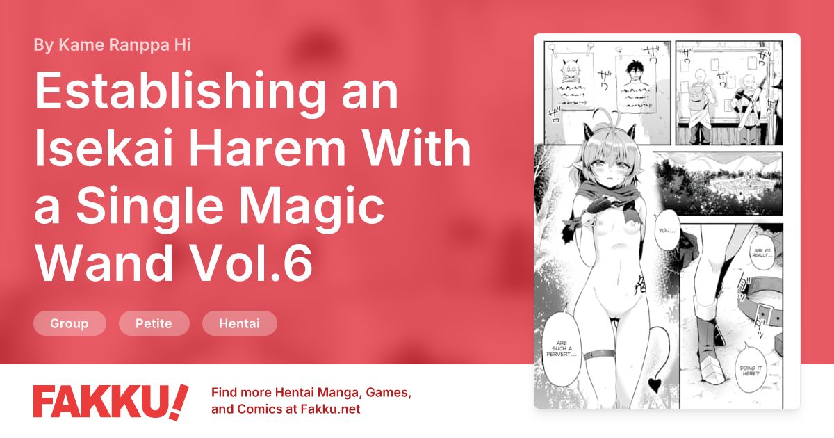 Establishing an Isekai Harem With a Single Magic Wand Vol.6 Hentai by Kame Ranppa Hi - FAKKU