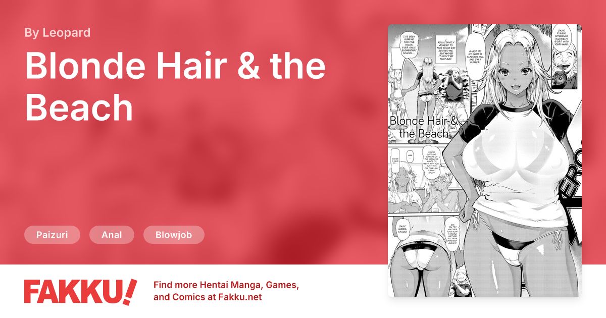 Blonde Hair & the Beach Hentai by Leopard - FAKKU