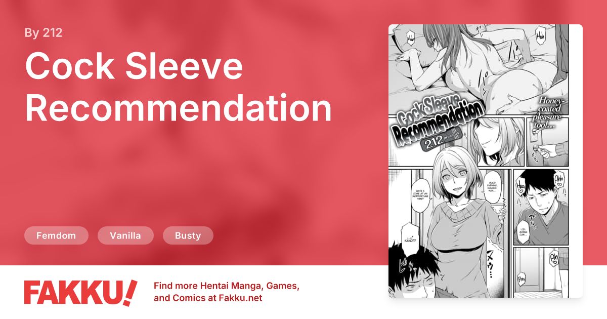 Cock Sleeve Recommendation Hentai by 212 - FAKKU