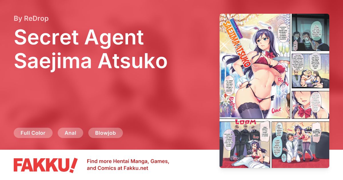 Secret Agent Saejima Atsuko Hentai by ReDrop - FAKKU
