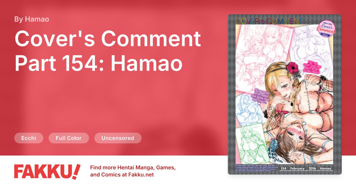 Cover's Comment Part 154: Hamao Hentai by Hamao - FAKKU