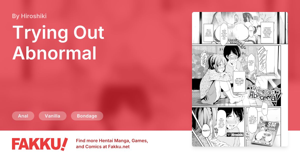 Trying Out Abnormal Hentai by Hiroshiki - FAKKU