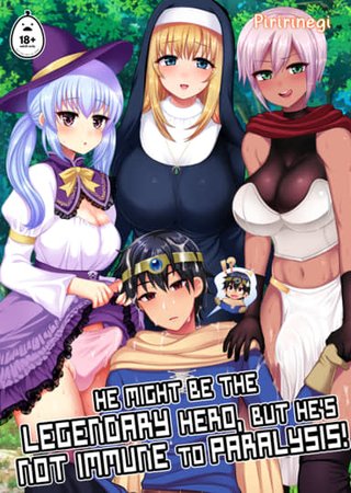 He Might Be the Legendary Hero, but He's Not Immune to Paralysis! Hentai Cover Image