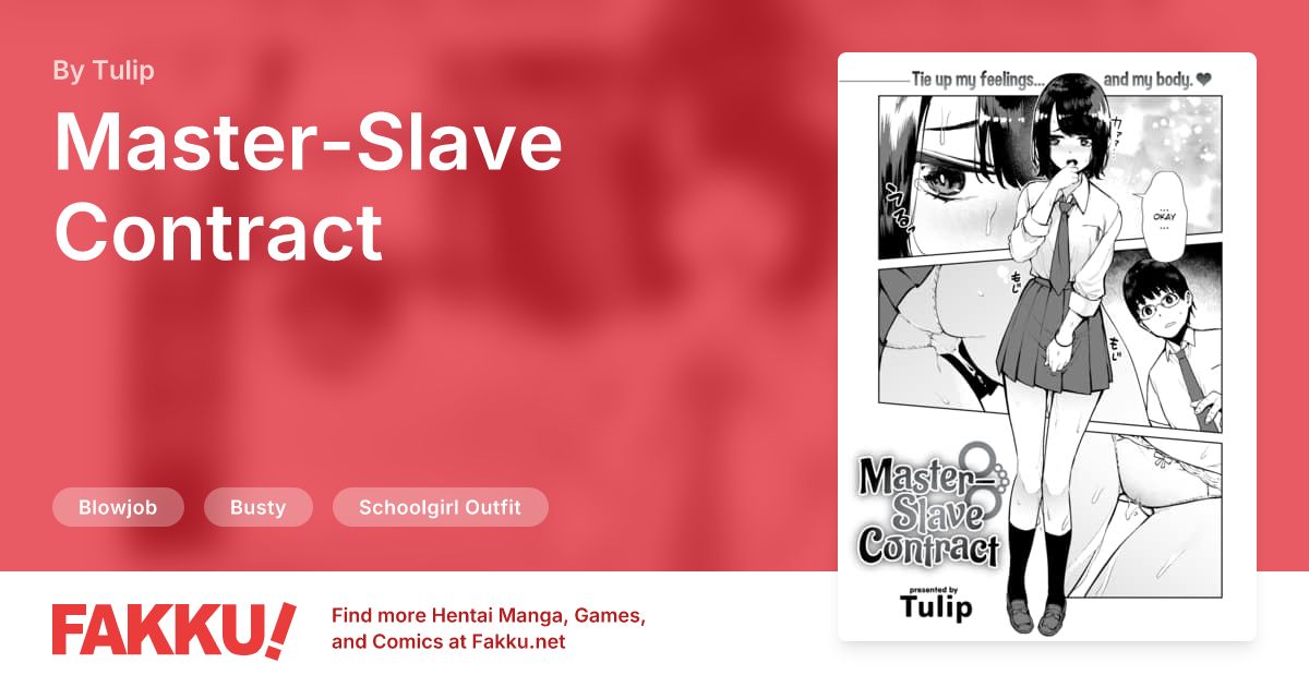 Master-Slave Contract Hentai by Tulip - FAKKU